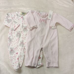 Kissy Kissy's lot of 2 onesies (0-3 months)